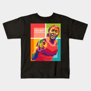 coco gauff Kids T-Shirt